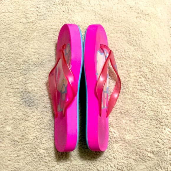 Hello Kitty used Flip Flops Size 10 - Picture 2 of 10